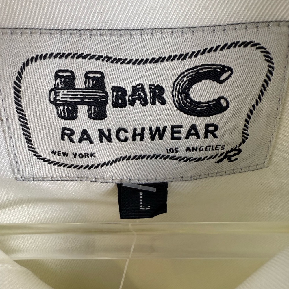 HbarC ranchwear NWT black label longsleeve button down western - Picture 5 of 10